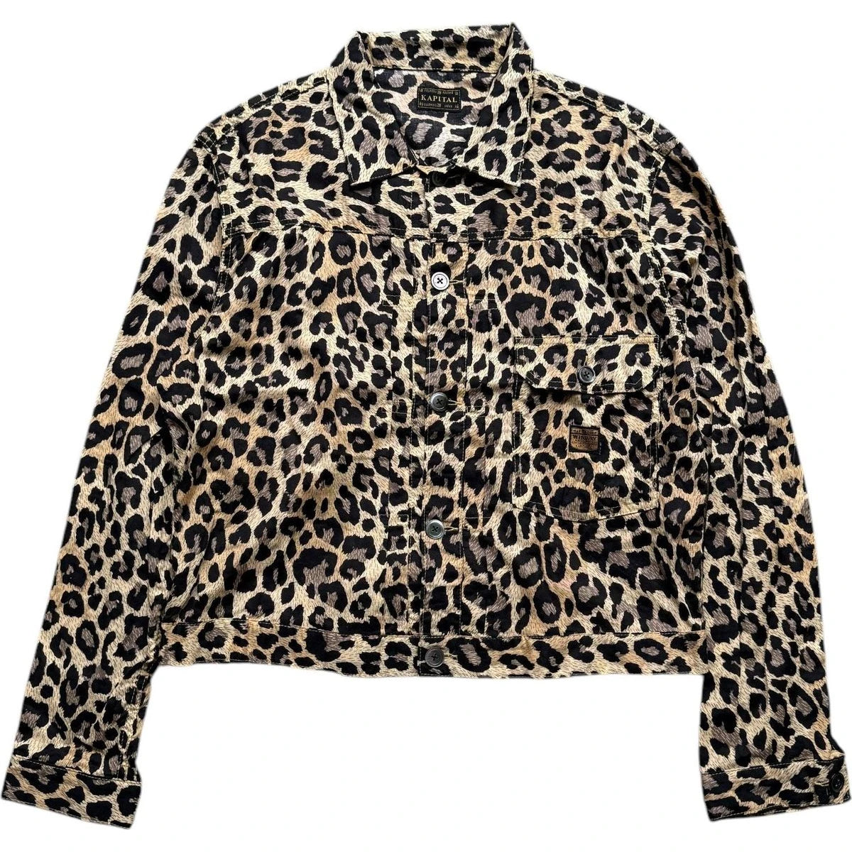 Kapital Gauze Leopard Print 1st Jacket