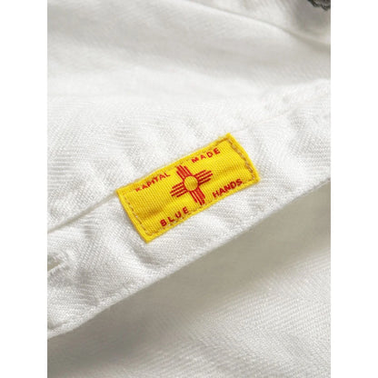 Kapital Gauze Linen Herringbone Stand Penny Shirt