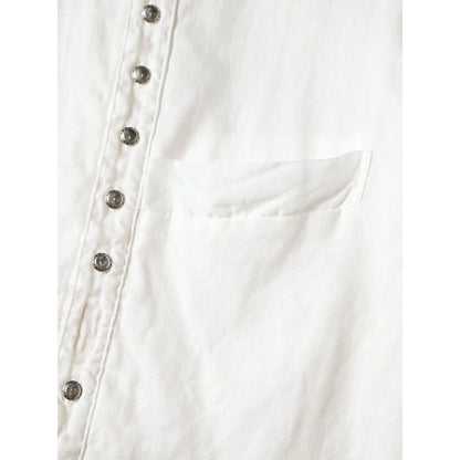 Kapital Gauze Linen Herringbone Stand Penny Shirt