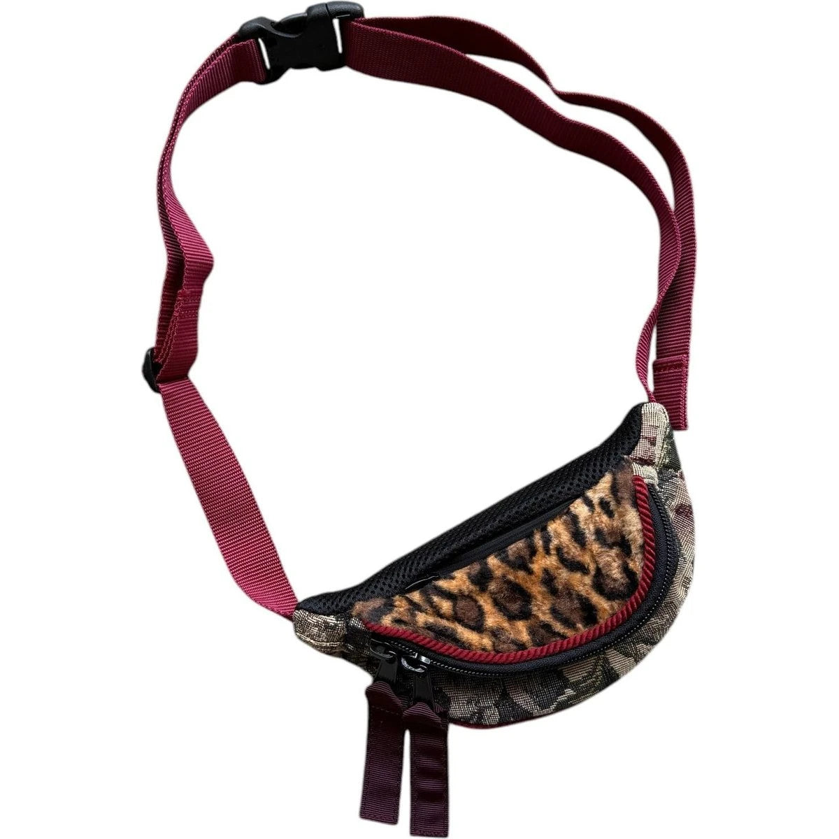 Kapital Gobelin Leopard Fleece Mini Waist Bag (2018)