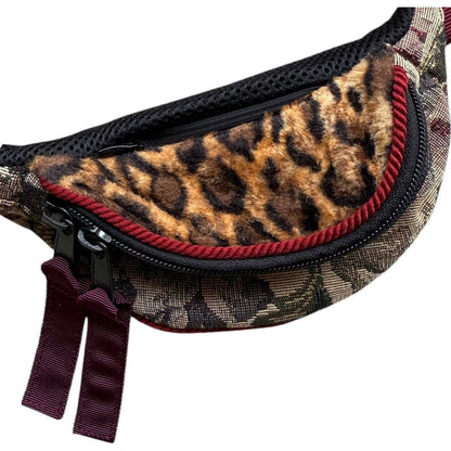 Kapital Gobelin Leopard Fleece Mini Waist Bag (2018)