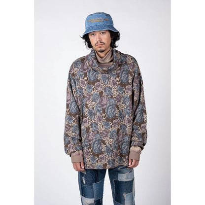Kapital Gobelins Jersey Baggy High Neck Long T