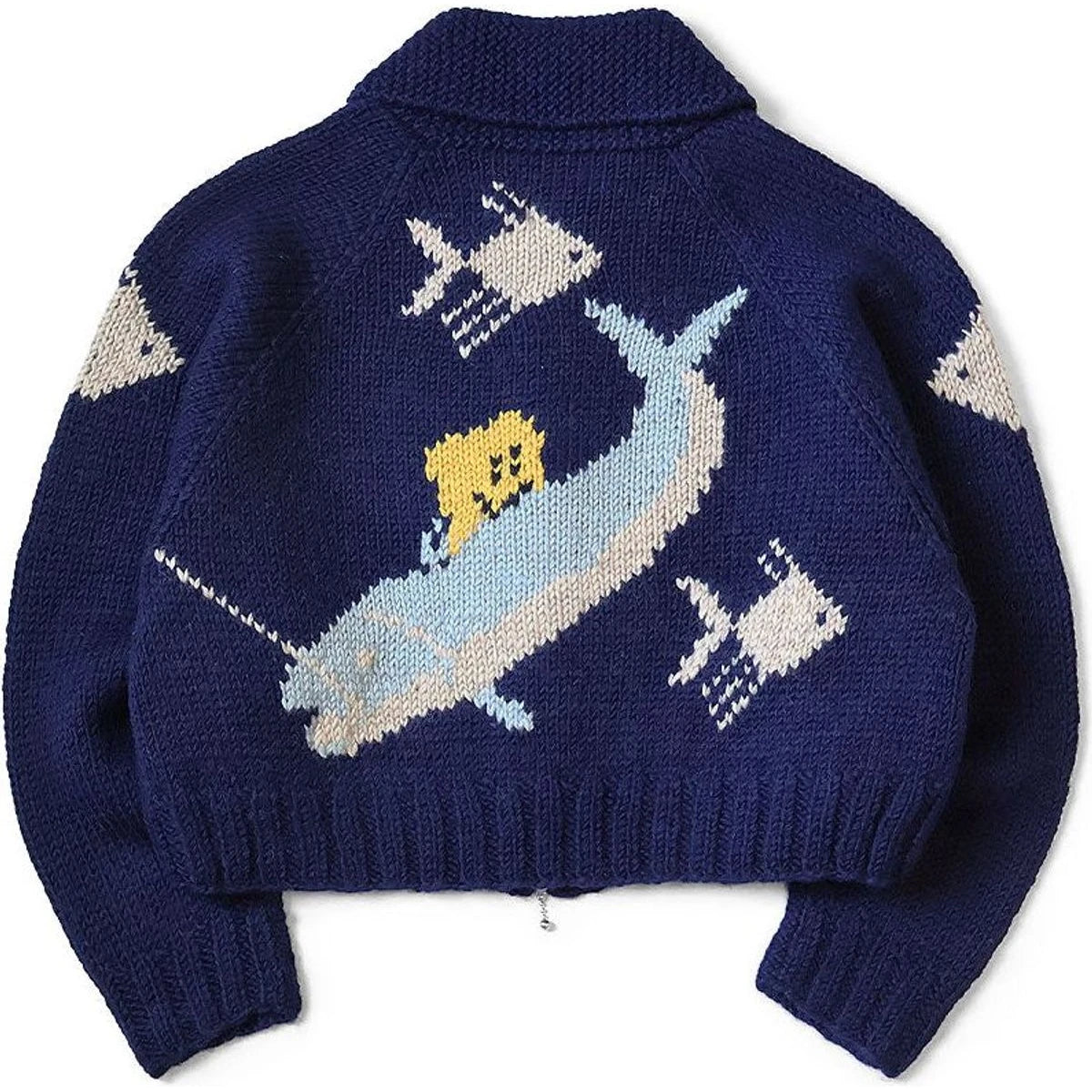 Kapital Hand Knit Peckish Trout Zip Bolero