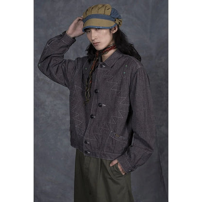 Kapital Heather Chambray Santo Domingo Thunderbird Jacket