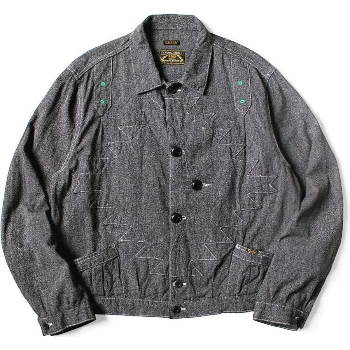 Kapital Heather Chambray Santo Domingo Thunderbird Jacket