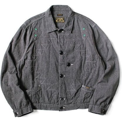 Kapital Heather Chambray Santo Domingo Thunderbird Jacket