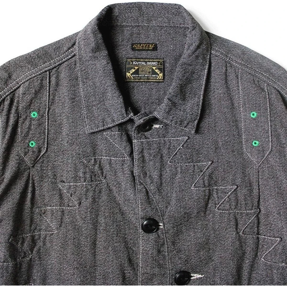 Kapital Heather Chambray Santo Domingo Thunderbird Jacket