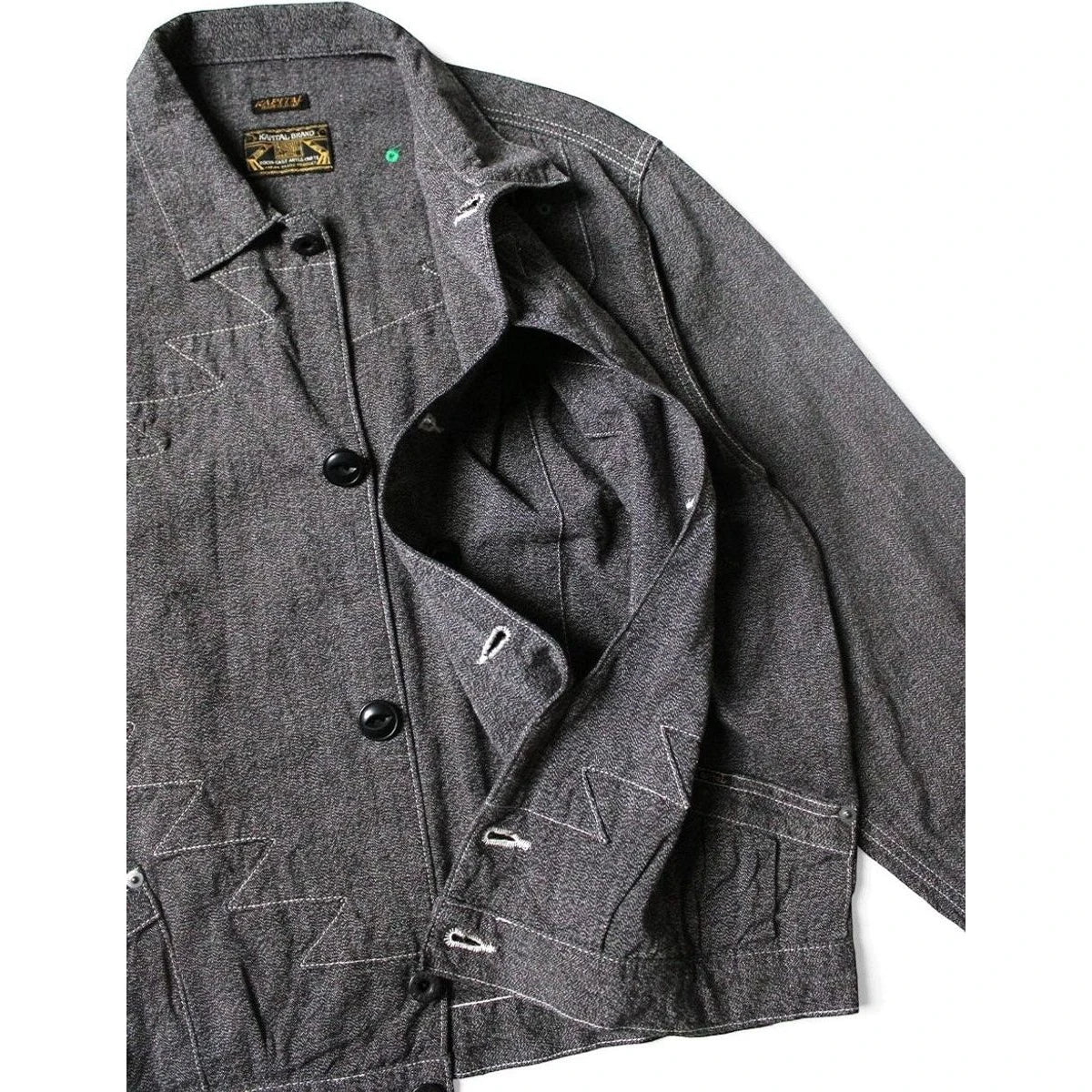 Kapital Heather Chambray Santo Domingo Thunderbird Jacket