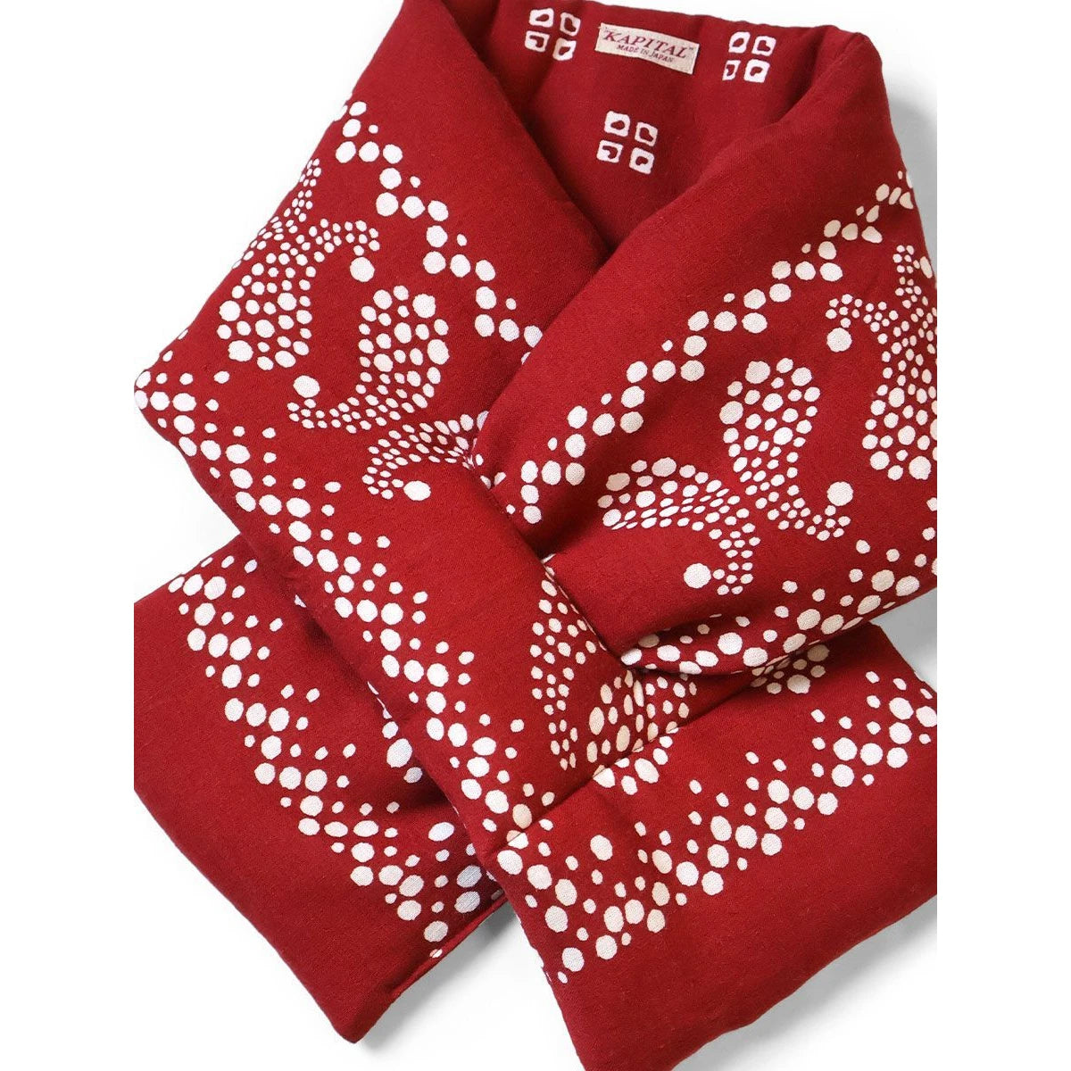 Kapital Hemp Rayon Bandana Print Kesa Scarf