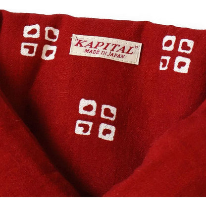 Kapital Hemp Rayon Bandana Print Kesa Scarf