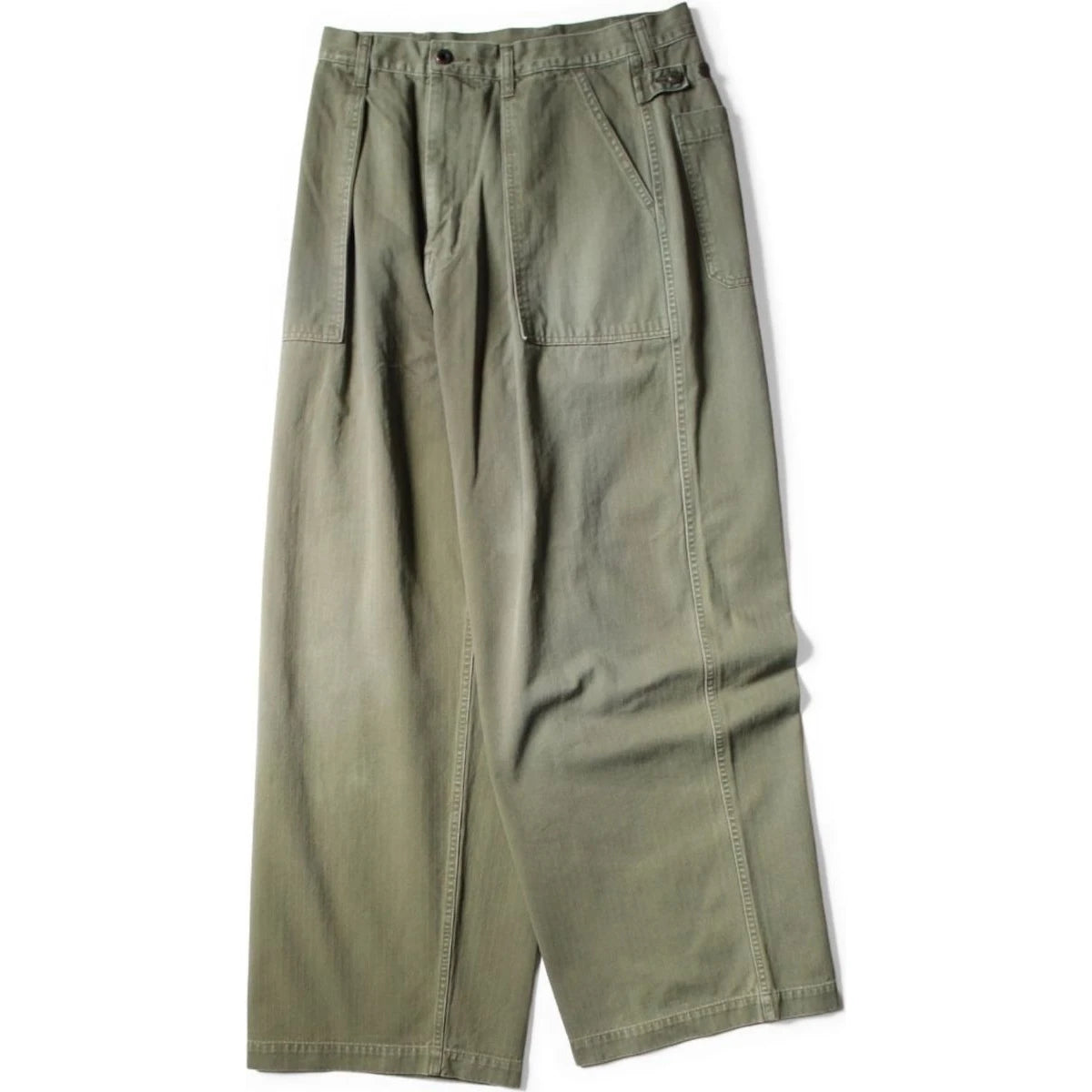 Kapital Herringbone Fatigue Baggy Pants