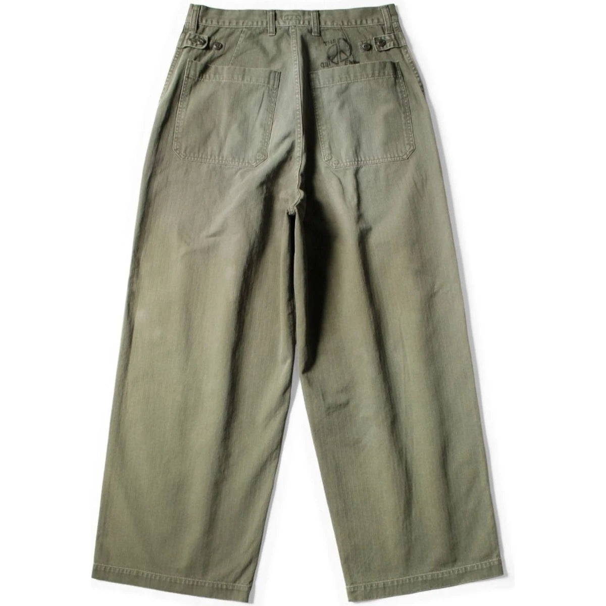 Kapital Herringbone Fatigue Baggy Pants