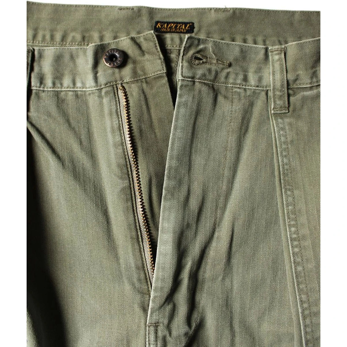 Kapital Herringbone Fatigue Baggy Pants