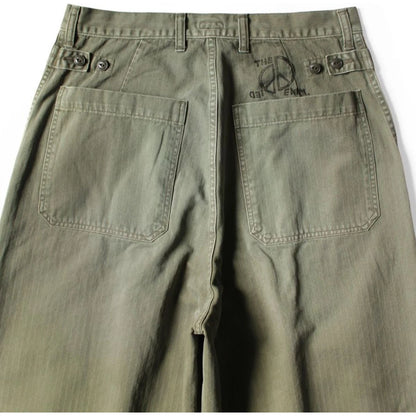 Kapital Herringbone Fatigue Baggy Pants