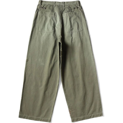 Kapital Herringbone Fatigue Baggy Pants (Rushfield Remake)
