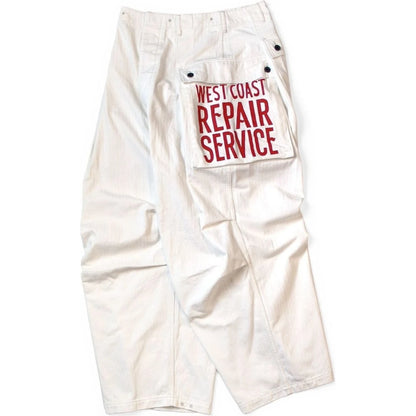 Kapital Herringbone Jumbo Monkey Pants (Factory Repair Print & Embroidery)