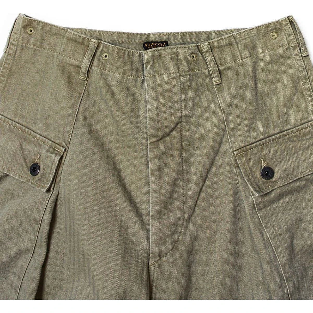 Kapital Herringbone Jumbo Monkey Pants