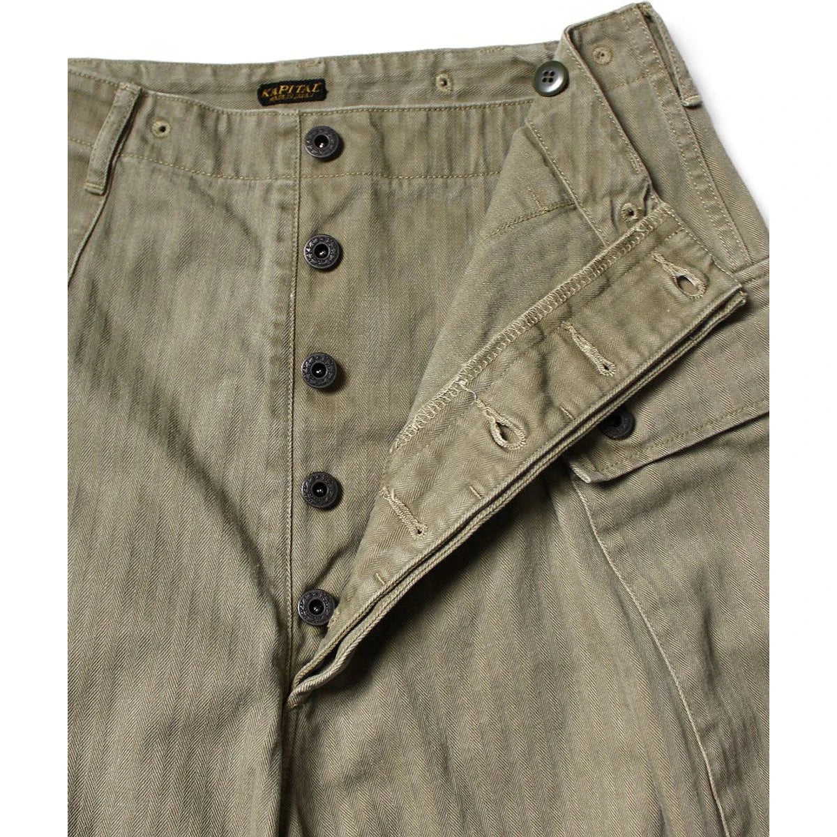 Kapital Herringbone Jumbo Monkey Pants
