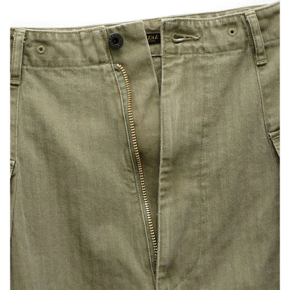 Kapital Herringbone Jumbo Monkey Shorts (Factory Repair Detail & Embroidery)