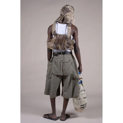 Kapital Herringbone Jumbo Monkey Shorts