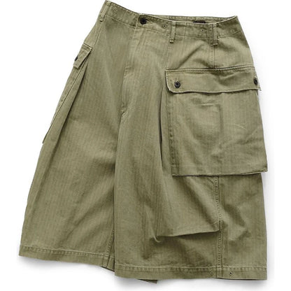 Kapital Herringbone Jumbo Monkey Shorts