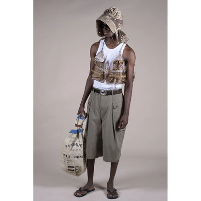 Kapital Herringbone Jumbo Monkey Shorts