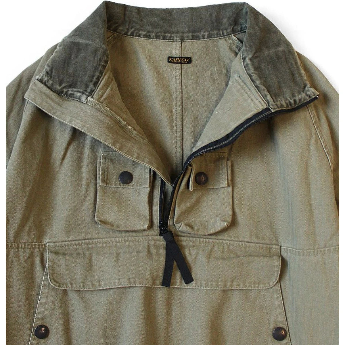 Kapital Herringbone Nickel Anorak