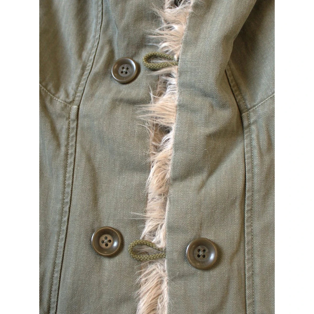Kapital Herringbone Ring Coat Lining Hoodie
