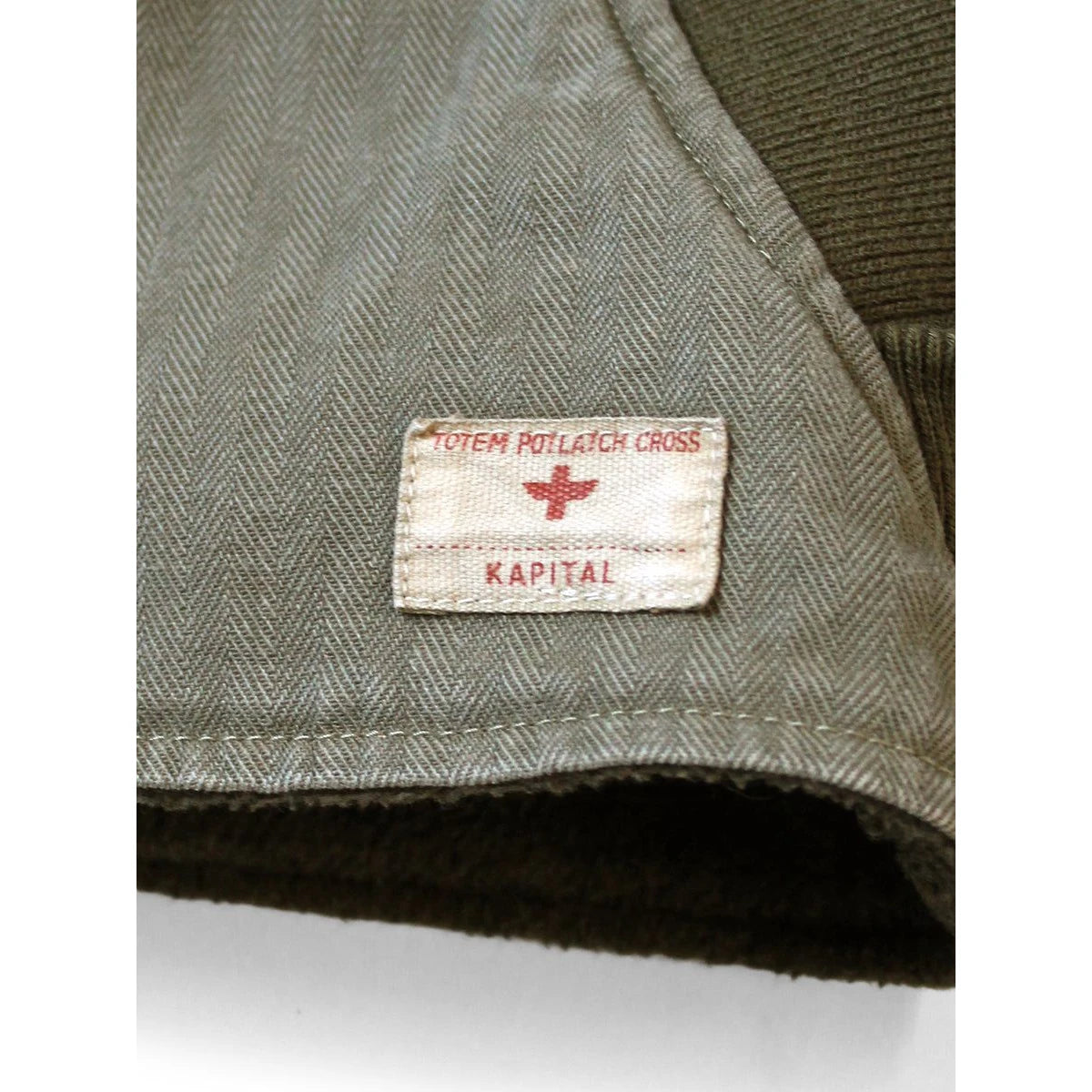Kapital Herringbone Ring Coat Lining Hoodie