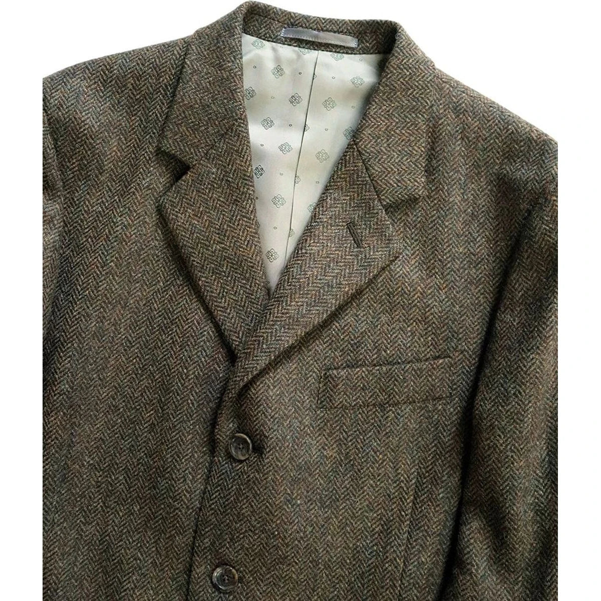 Kapital Herringbone Tweed Cutout Elbow Jacket