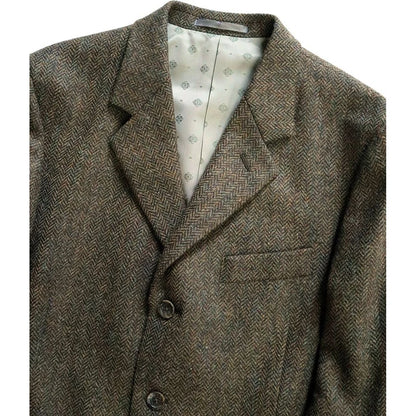 Kapital Herringbone Tweed Cutout Elbow Jacket