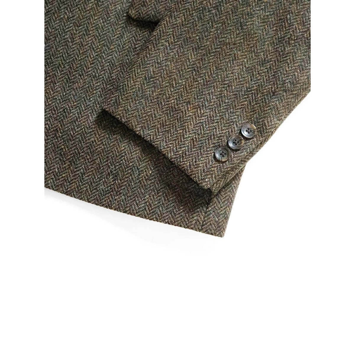 Kapital Herringbone Tweed Cutout Elbow Jacket