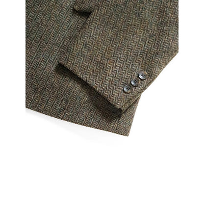 Kapital Herringbone Tweed Cutout Elbow Jacket