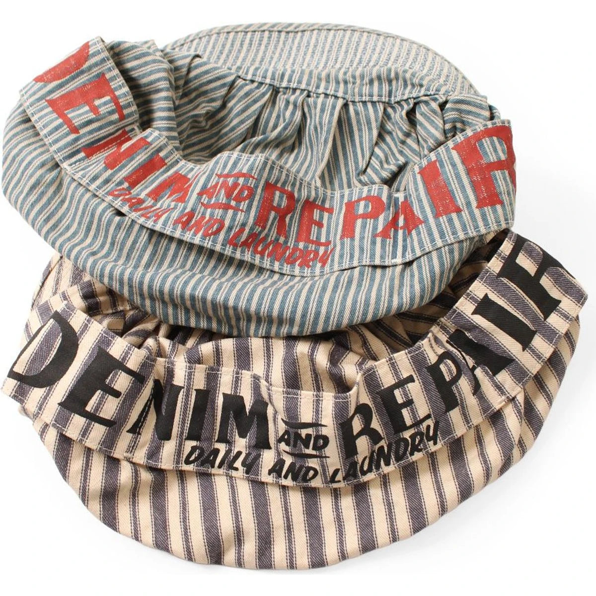 Kapital Hickory Cap (Denim Repair Print)