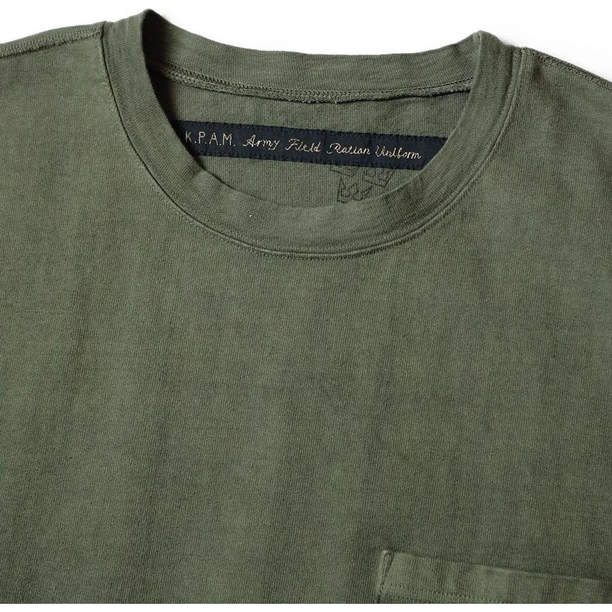 Kapital High Density Jersey Army Beach Pack Tee