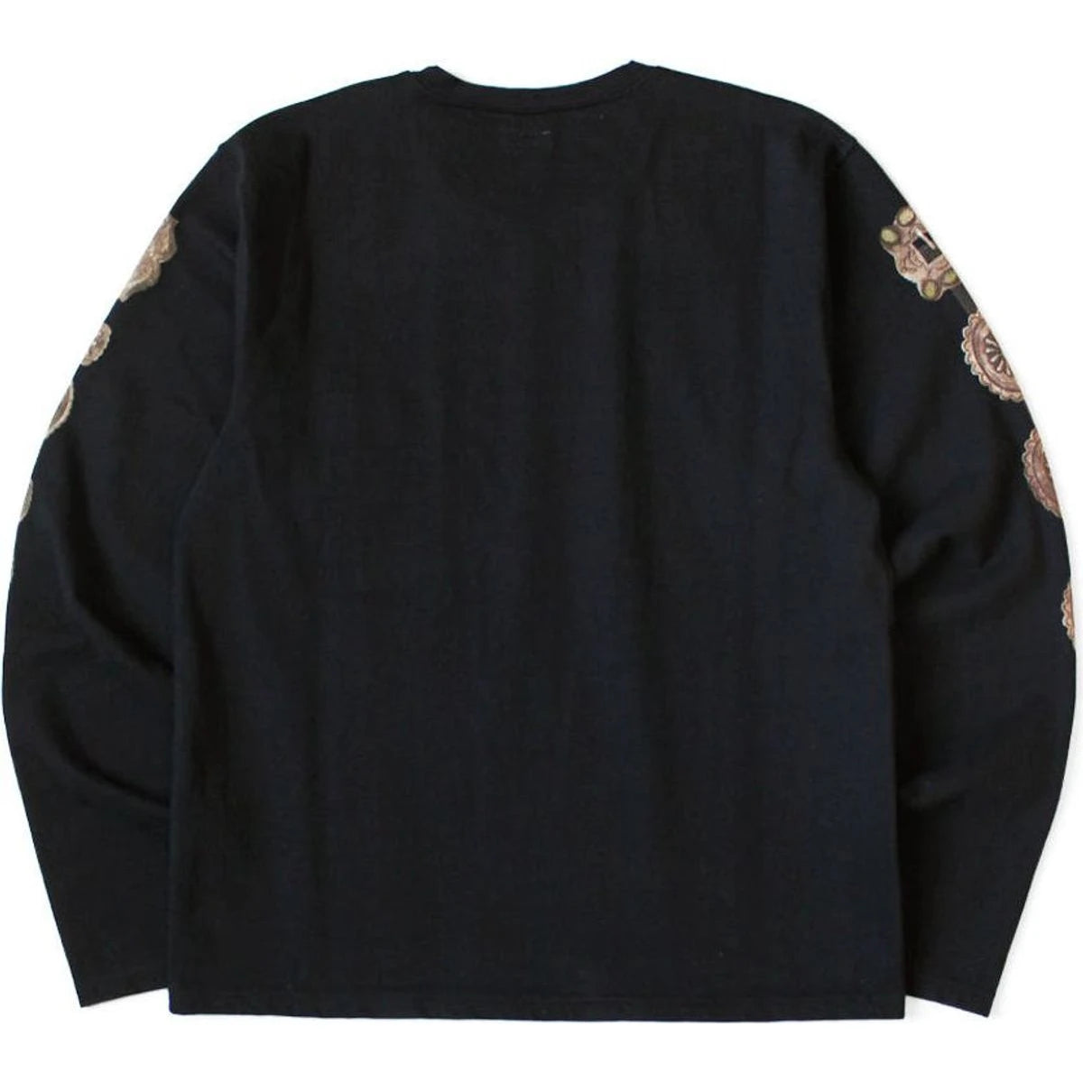 Kapital High-Density Jersey Crew Pocket Long Sleeve T-Shirt (Concho Belt Sleeve)