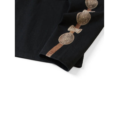 Kapital High-Density Jersey Crew Pocket Long Sleeve T-Shirt (Concho Belt Sleeve)