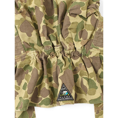 Kapital Hunter Camo Herringbone Farmy Hat