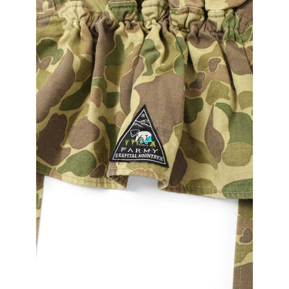 Kapital Hunter Camo Herringbone Farmy Hat