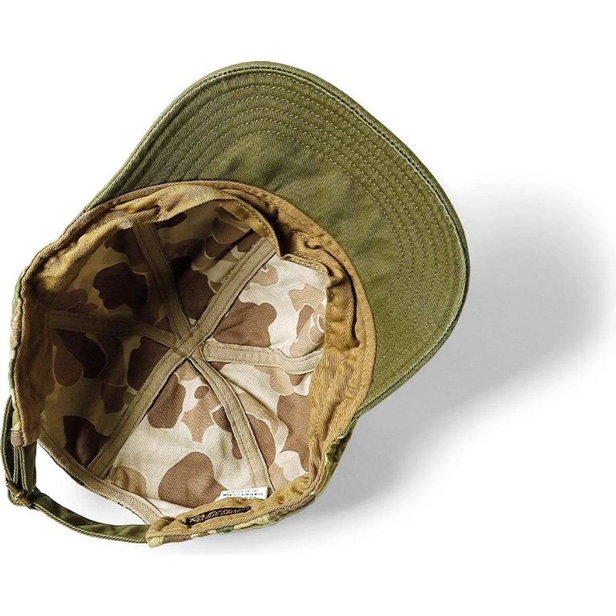 Kapital Hunter Camo Herringbone Military Cap