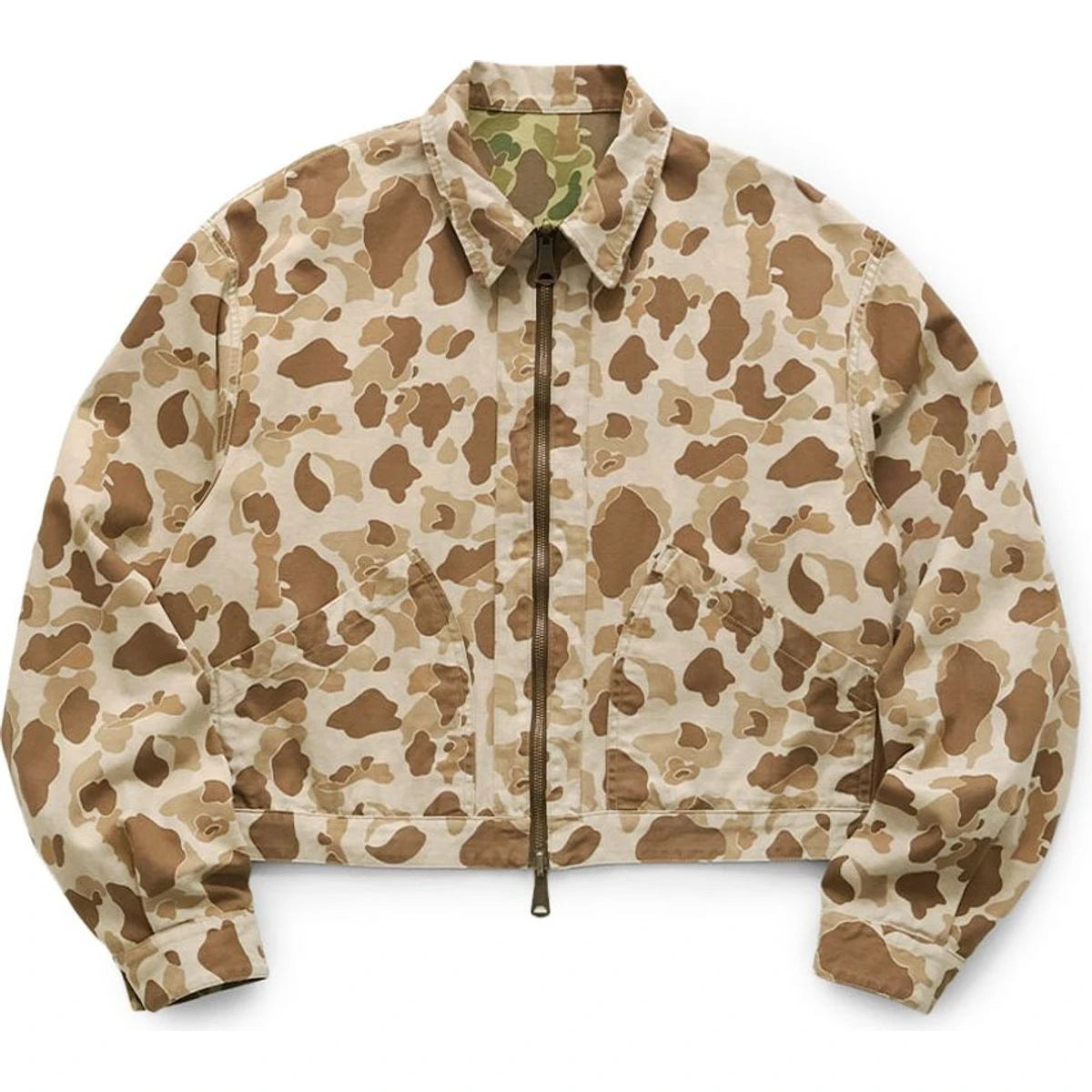 Kapital Hunter Camo Herringbone Reversible Drizzler Jacket