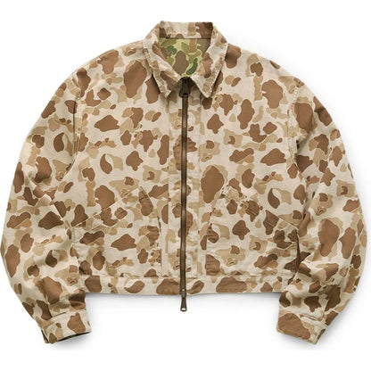 Kapital Hunter Camo Herringbone Reversible Drizzler Jacket