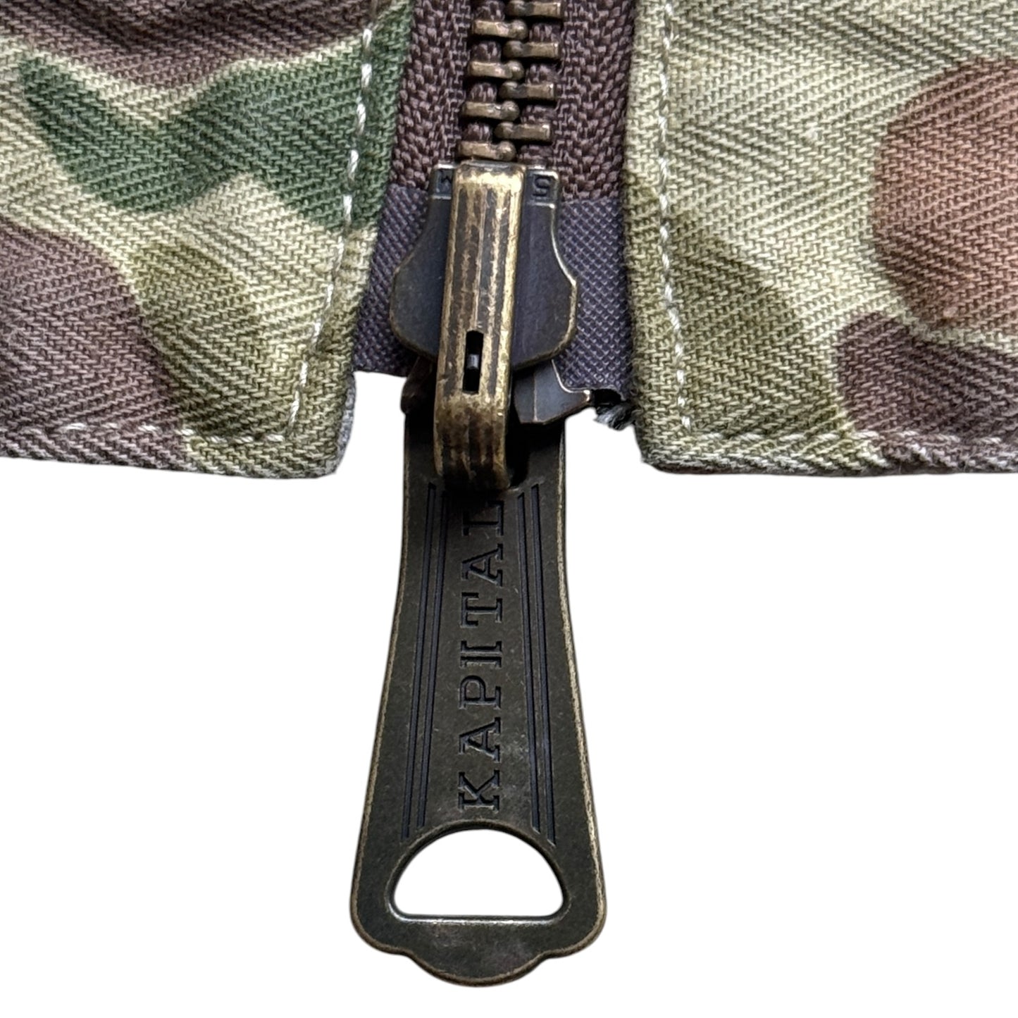Kapital Hunter Camo Herringbone Reversible Drizzler Jacket