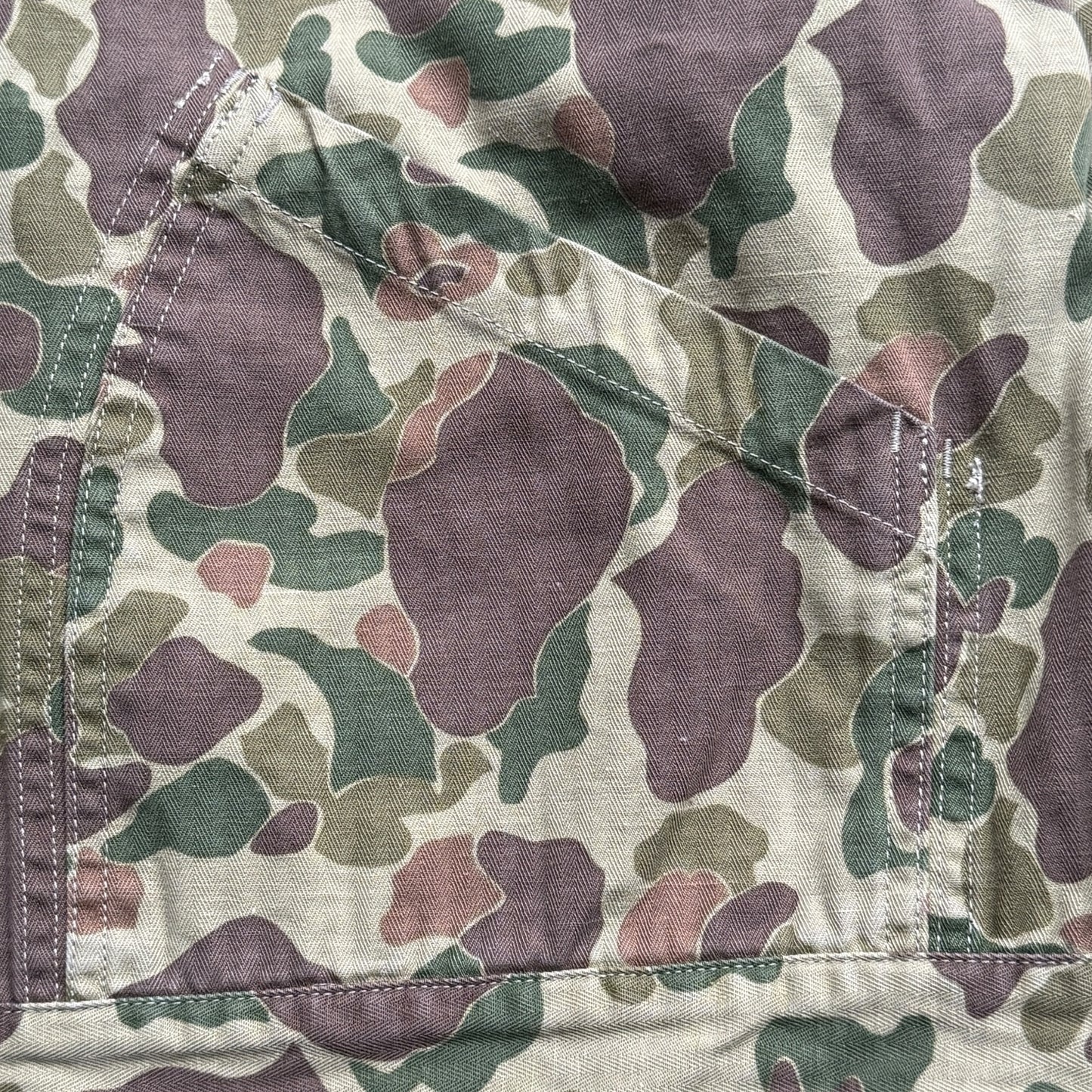 Kapital Hunter Camo Herringbone Reversible Drizzler Jacket