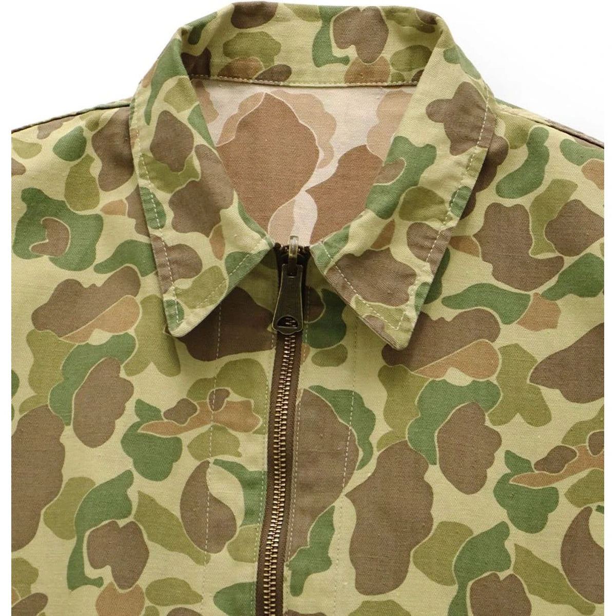 Kapital Hunter Camo Herringbone Reversible Drizzler Jacket