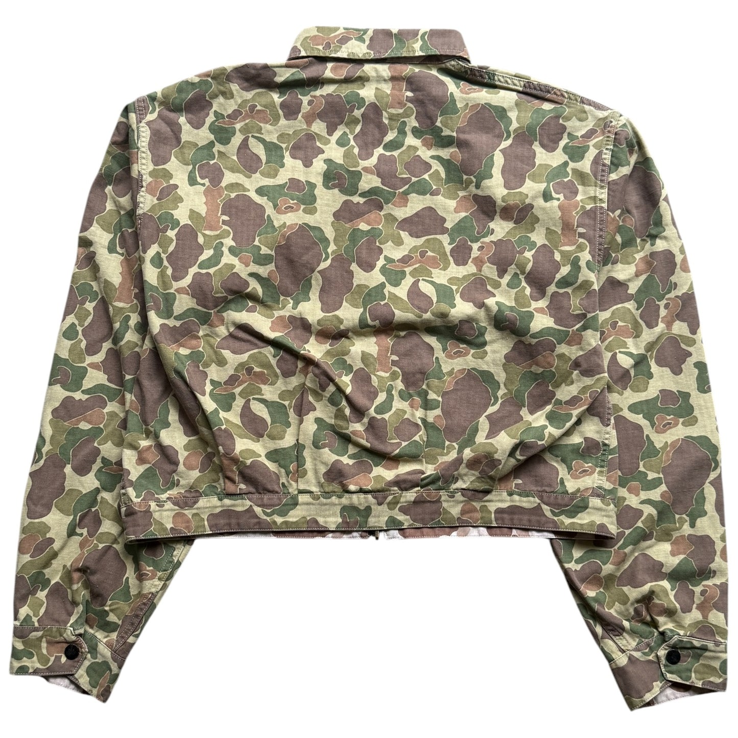 Kapital Hunter Camo Herringbone Reversible Drizzler Jacket