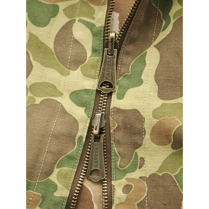 Kapital Hunter Camo Herringbone Reversible Drizzler Jacket