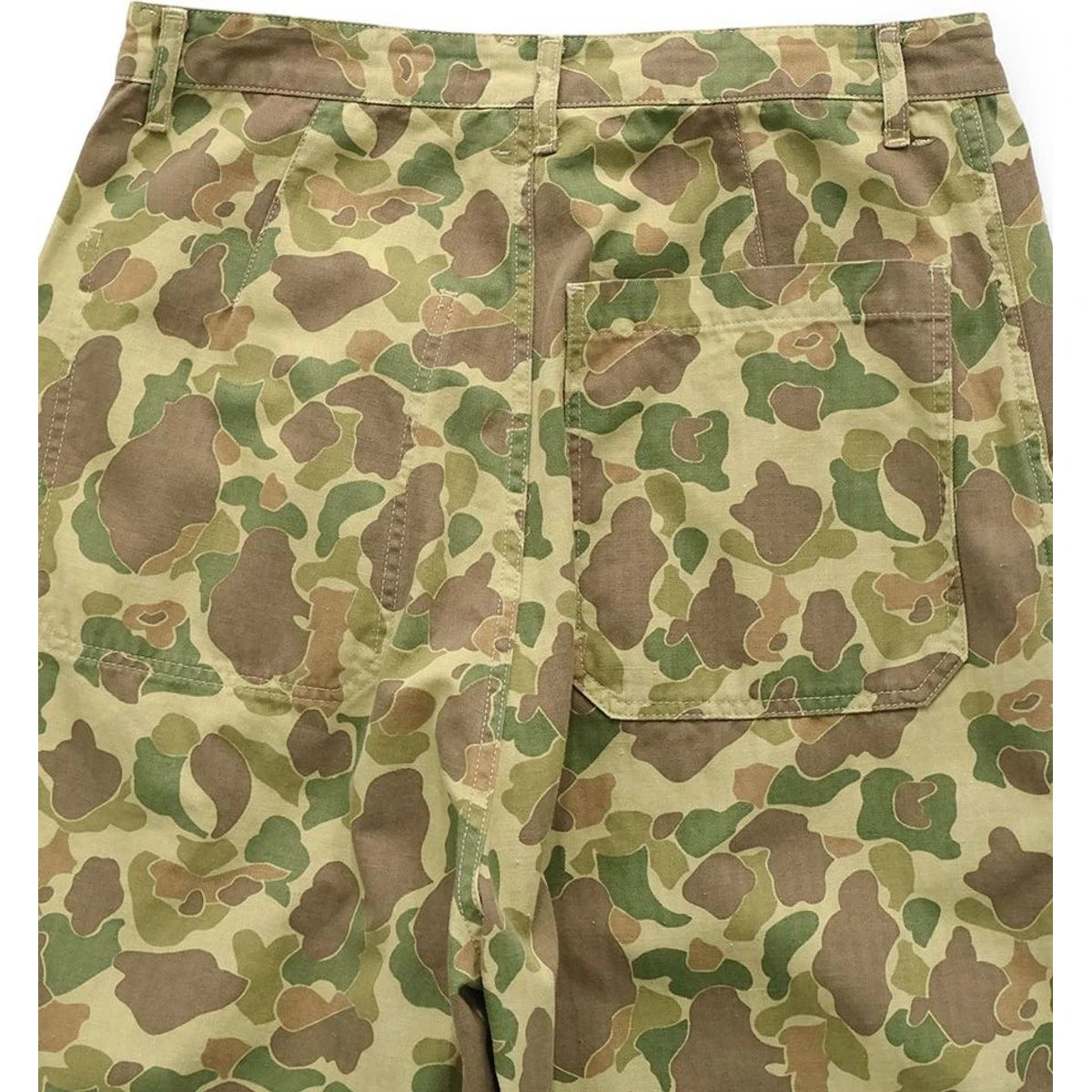 Kapital Hunter Camo Herringbone Reversible Fatigue Baggy Pants