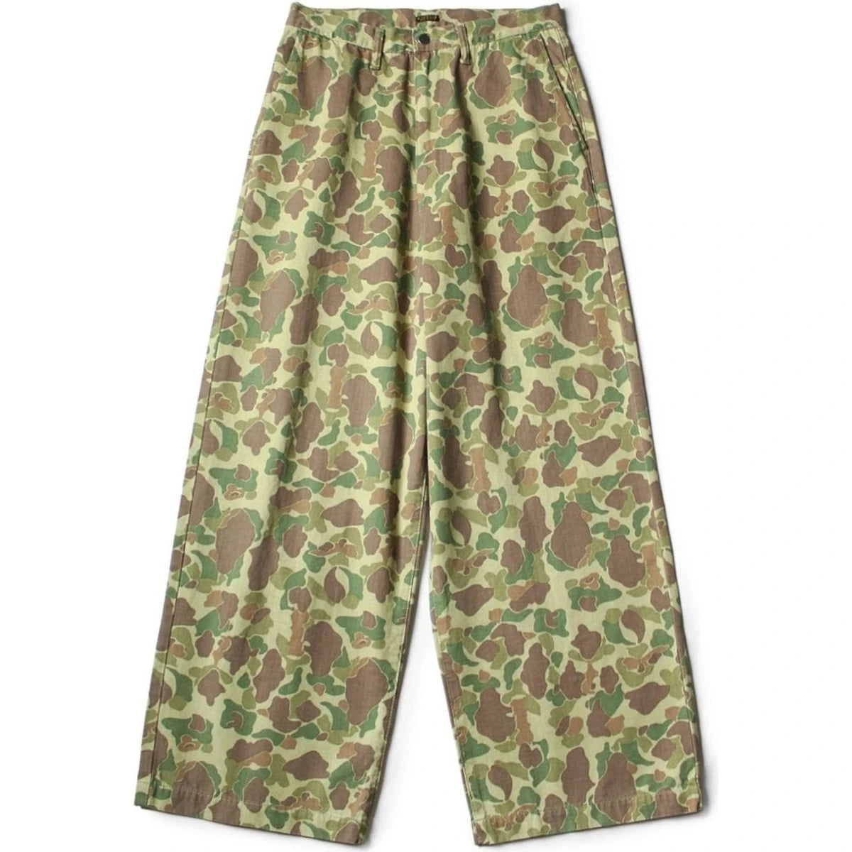 Kapital Hunter Camouflage Herringbone Port Baggy Pants