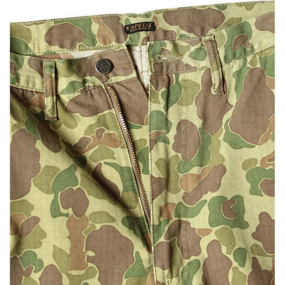 Kapital Hunter Camouflage Herringbone Port Baggy Pants